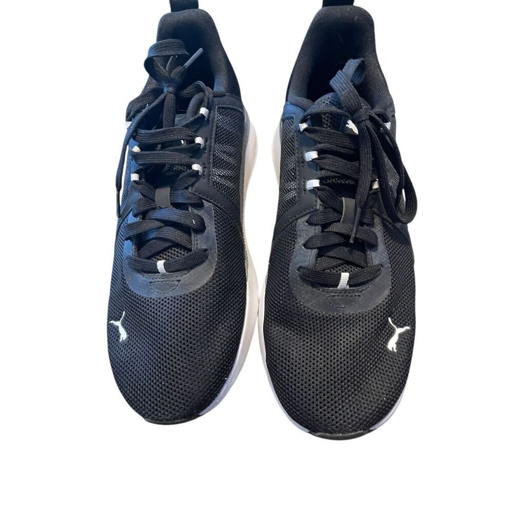 Puma Mens Black White Athletic 374322-01 Pacer Net Cage Sneaker Shoe Size 9